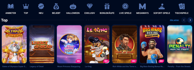 Spielautomaten im Boomerang Bet Casino – Top-Slots wie Gates of Olympus und Book of Dead für deutsche Spieler 2025