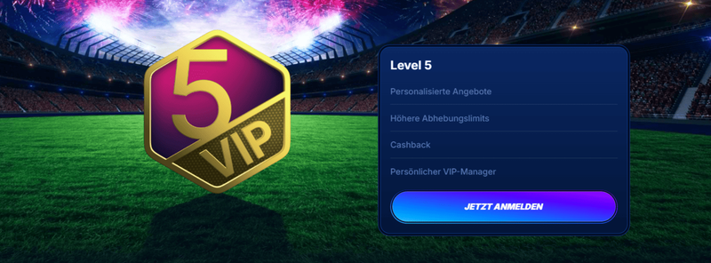 Boomerang Bet VIP-Programm Level 5 – Cashback, persönlicher Manager und exklusive Angebote im Online-Casino 2025