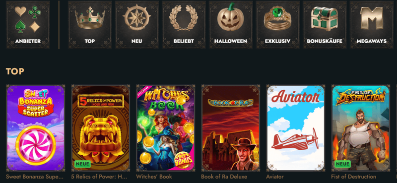 Top Spielautomaten im Hero Spin Casino 2025 – Sweet Bonanza, Book of Ra, Aviator und weitere beliebte Slots
